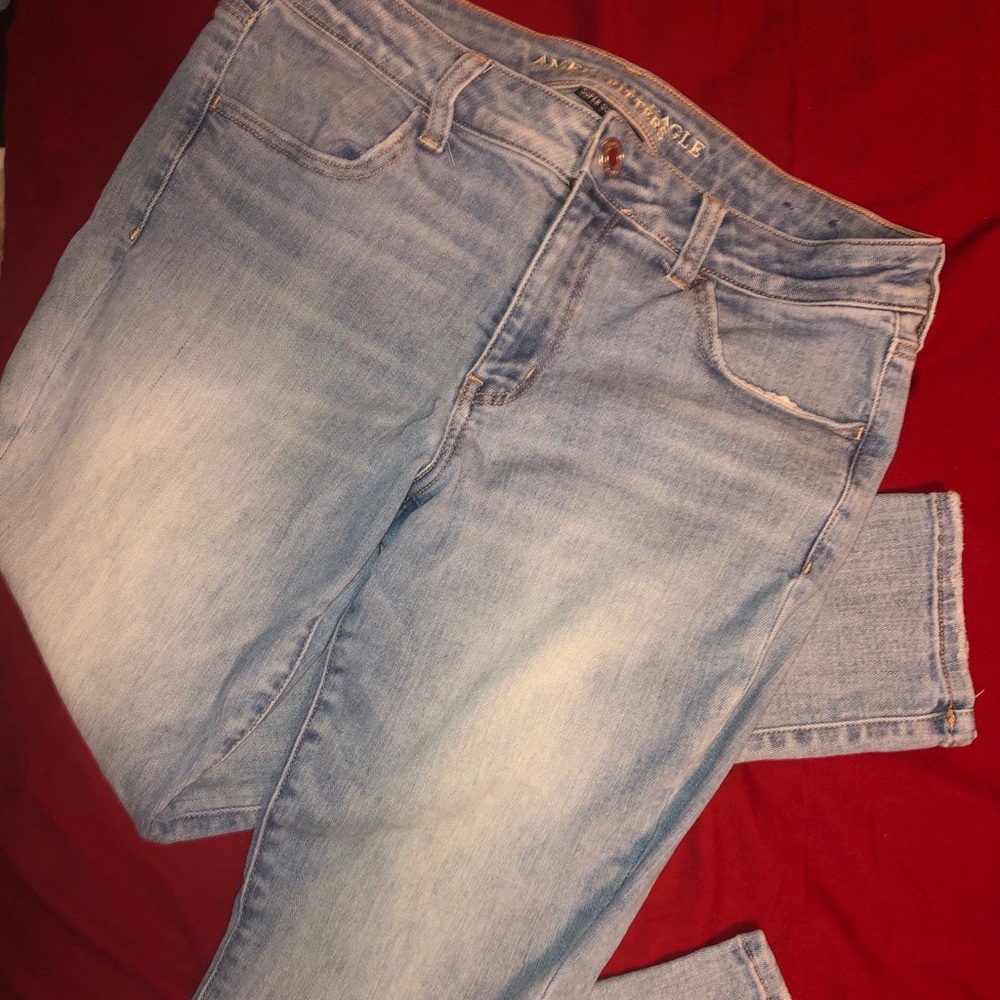AEO super super stretch short jeggings